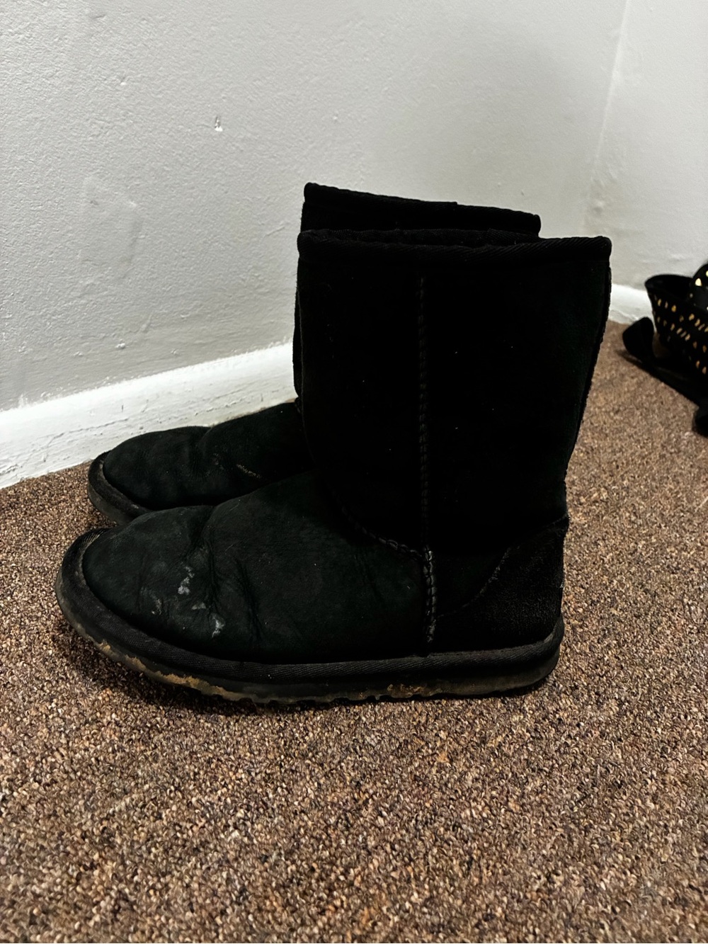UGG Black Classic Short Boots